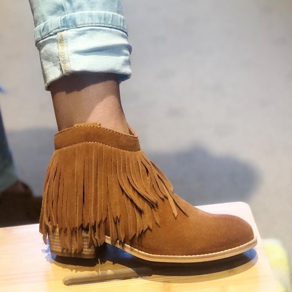 Jeffery Campbell Fringe Booties Chaffee style - Picture 4 of 10